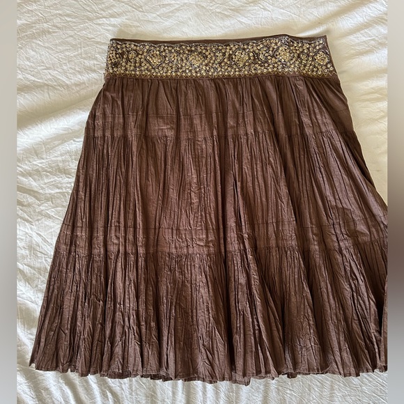 BCBG Maxazria Tiered Skirt - Picture 1 of 10